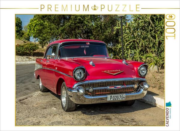 Produktbild: CALVENDO Puzzle Chevrolet Bel Air | 1000 Teile Lege-Gr&ouml;&szlig;e 64x48cm Foto-Puzzle f&uuml;r gl&uuml;ckliche Stunden