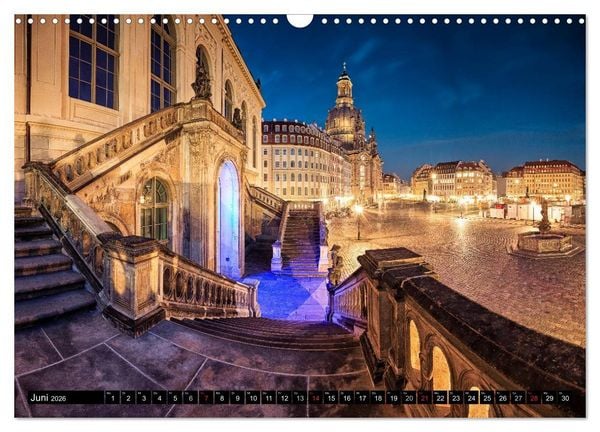 Produktbild: Dresden: Impressionen aus Stadt und Umgebung (Wandkalender 2026 DIN A3 quer), CALVENDO Monatskalender