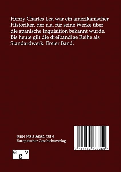 Produktbild: Geschichte der Spanischen Inquisition
