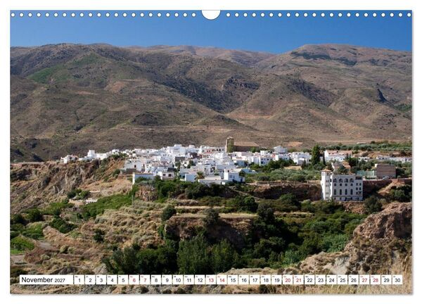 Produktbild: Momente einer Reise - Pueblos Blancos (Wandkalender 2027 DIN A3 quer), CALVENDO Monatskalender