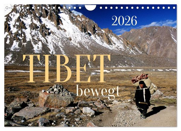 Produktbild: Tibet bewegt (Wandkalender 2026 DIN A4 quer), CALVENDO Monatskalender