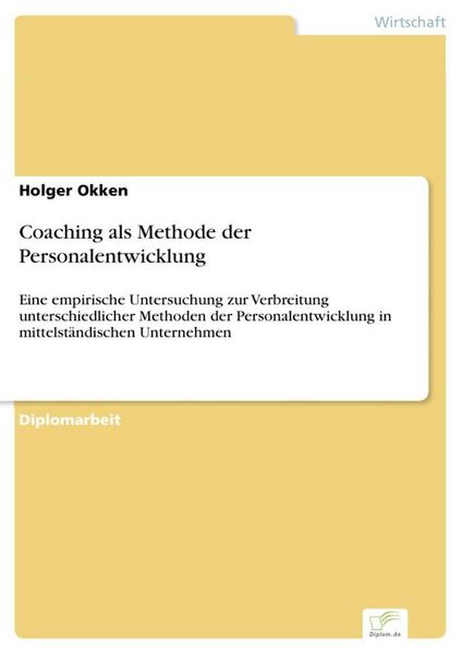 Produktbild: Coaching als Methode der Personalentwicklung