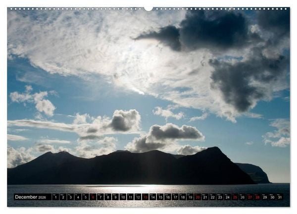 Produktbild: Faroe Islands / UK-Version (High Quality Premium Wall Calendar 2026 DIN A2 landscape),CALVENDO 12 Month Wall Calendar
