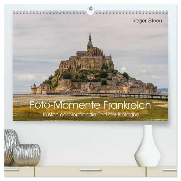 Produktbild: K&uuml;sten der Normandie und der Bretagne (hochwertiger Premium Wandkalender 2026 DIN A2 quer), Kunstdruck in Hochglanz