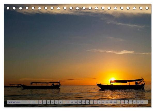 Produktbild: Kalender - Fotos selbst einkleben und selbst gestalten (Tischkalender 2026 DIN A5 quer), CALVENDO Monatskalender