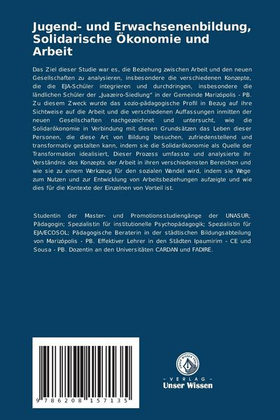 Produktbild: Jugend- und Erwachsenenbildung, Solidarische &Ouml;konomie und Arbeit