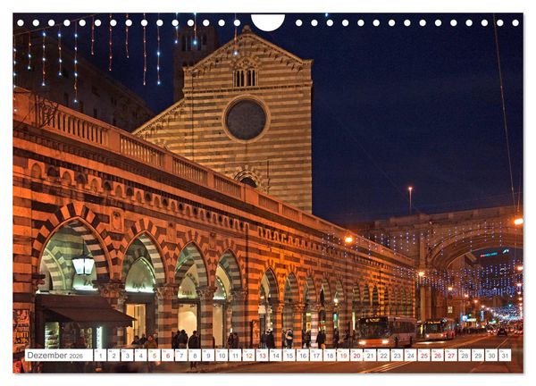 Produktbild: Genua - Die facettenreiche Sch&ouml;nheit (Wandkalender 2026 DIN A4 quer), CALVENDO Monatskalender