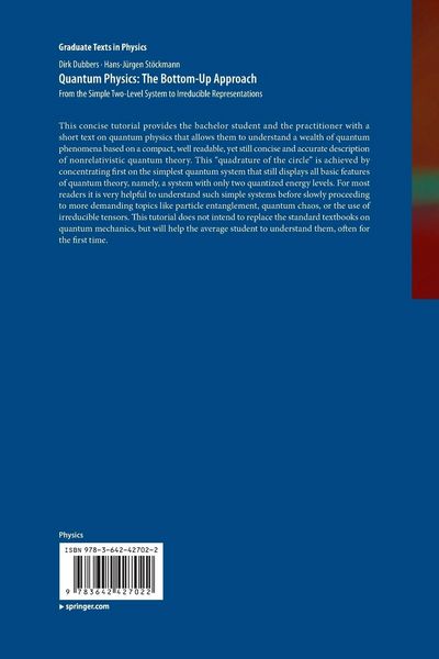 Produktbild: Quantum Physics: The Bottom-Up Approach