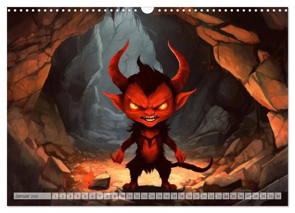 Produktbild: S&uuml;&szlig;es oder Saures - Ein Jahr voller Monsterspa&szlig; (Wandkalender 2026 DIN A3 quer), CALVENDO Monatskalender