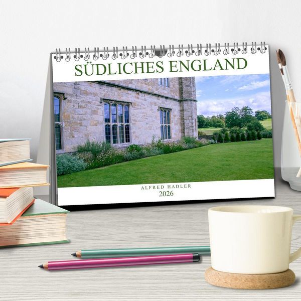Produktbild: S&uuml;dliches England (Tischkalender 2026 DIN A5 quer), CALVENDO Monatskalender