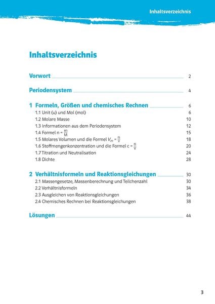 Produktbild: Klett 10-Minuten-Training Chemie - Rechnen in Chemie 7.-10. Klasse