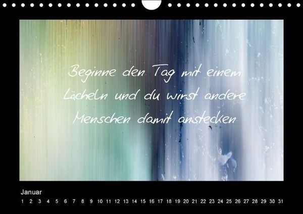 Produktbild: Monatsspr&uuml;che (Wandkalender immerw&auml;hrend DIN A4 quer)