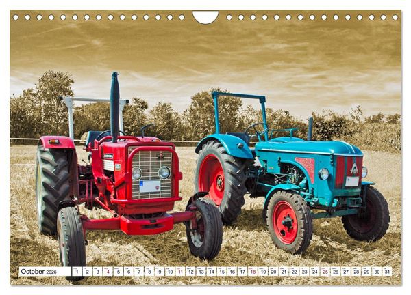 Produktbild: The fascination of agricultural machinery (Wall Calendar 2026 DIN A4 landscape), CALVENDO 12 Month Wall Calendar