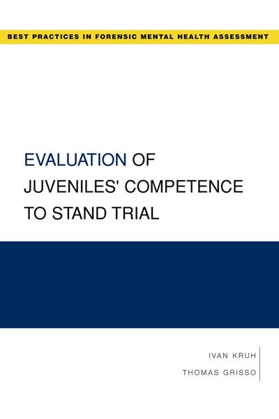 Produktbild: Evaluation of Juveniles' Competence to Stand Trial