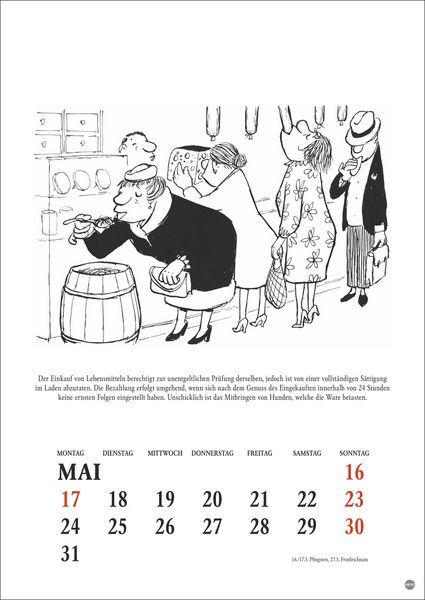 Produktbild: Loriot Heile Welt Halbmonatskalender 2027