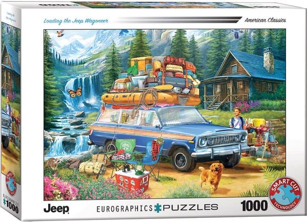 Eurographics 6000-5867 - American Classics, Jeep, Loading the Wagoneer, Puzzle, 1000 Teile