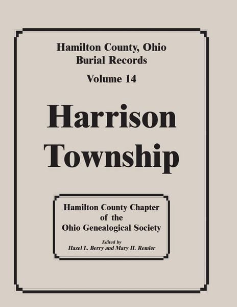 Produktbild: Hamilton County, Ohio Burial Records, Volume 14