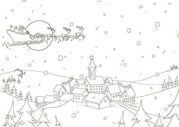 Produktbild: Weihnachtsmann & Co. KG – Mein Malbuch