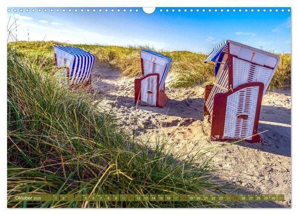 Produktbild: INSELLIEBE NORDERNEY (Wandkalender 2026 DIN A3 quer), CALVENDO Monatskalender