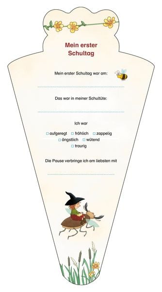 Produktbild: Mein hexig-buntes Schultütenbuch mit Petronella Apfelmus