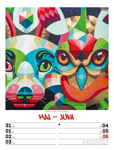 Produktbild: Street Art Wochenplaner Kalender 2027