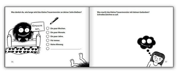 Produktbild: Das kleine Trauermonster - Trauerbew&auml;ltigung zum Mitmachen