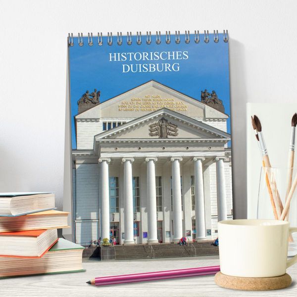 Produktbild: Historisches Duisburg (Tischkalender 2026 DIN A5 hoch), CALVENDO Monatskalender
