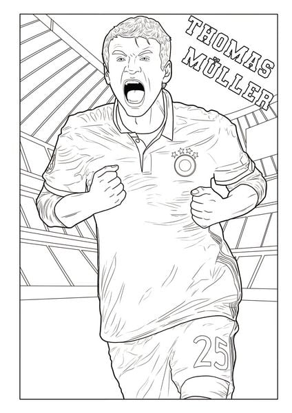 Produktbild: Fu&szlig;ball-Malbuch STARS & LEGENDEN der deutschen Nationalmannschaft mit &uuml;ber 60 Motiven zum Ausmalen und Steckbriefen zu jedem Spieler