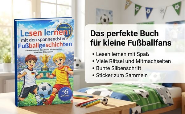 Produktbild: Lesen lernen mit den spannendsten Fu&szlig;ballgeschichten