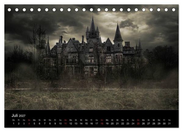 Produktbild: Geheimnisvolle Orte - Lost Places (Tischkalender 2027 DIN A5 quer), CALVENDO Monatskalender