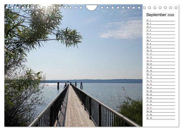 Produktbild: Seest&auml;rke - Der Ammersee (Wandkalender 2026 DIN A4 quer), CALVENDO Monatskalender