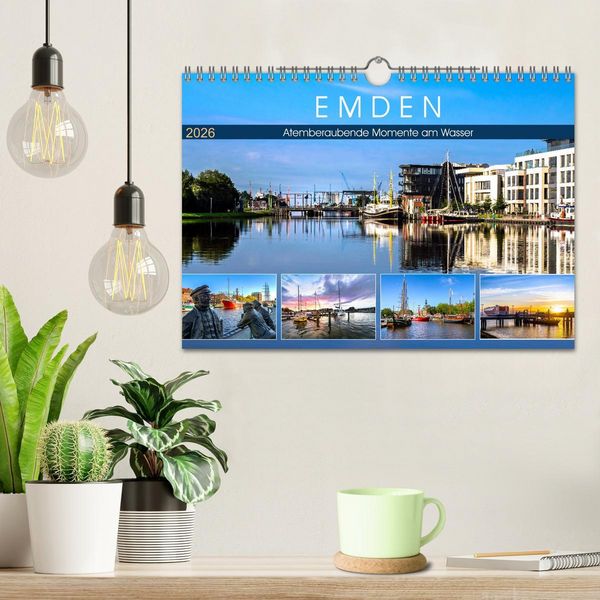 Produktbild: EMDEN Atemberaubende Momente am Wasser (Wandkalender 2026 DIN A4 quer), CALVENDO Monatskalender
