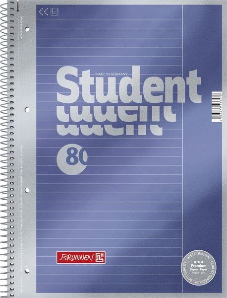 Produktbild: Brunnen Collegeblock A4 Lin.25 Premium