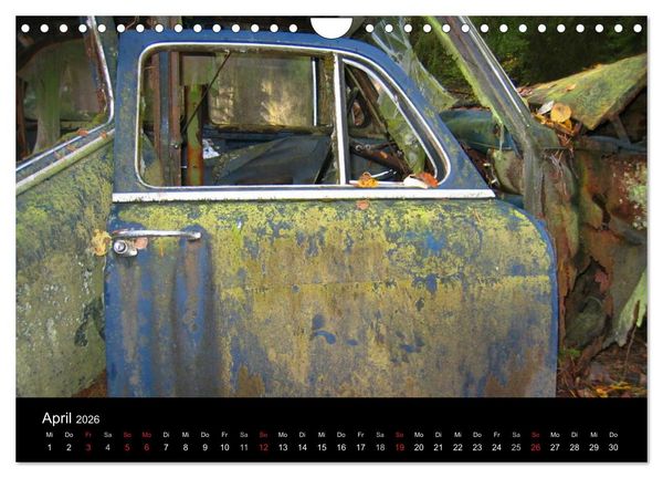 Produktbild: Schrottautos im Kyrk&ouml; Mosse (Wandkalender 2026 DIN A4 quer), CALVENDO Monatskalender