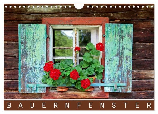Produktbild: Bauernfenster (Wandkalender 2027 DIN A4 quer), CALVENDO Monatskalender