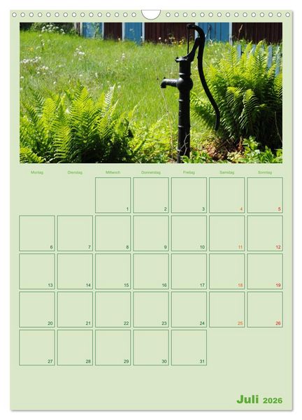Produktbild: Gartenplaner (Wandkalender 2026 DIN A3 hoch), CALVENDO Monatskalender