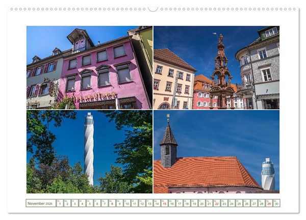 Produktbild: Ein Stadtportrait von Rottweil (hochwertiger Premium Wandkalender 2026 DIN A2 quer), Kunstdruck in Hochglanz