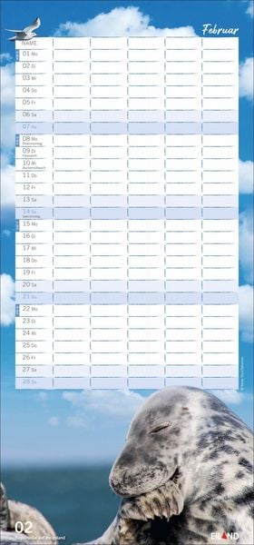Produktbild: Meerzeit Familienplaner 2027