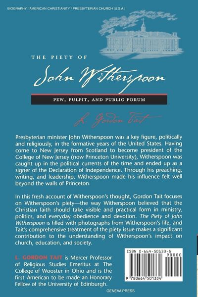 Produktbild: The Piety of John Witherspoon