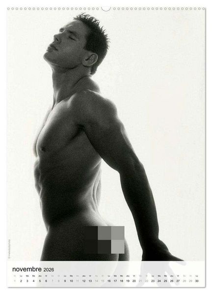 Produktbild: contrastes hommes (Calendrier mural 2026 DIN A2 horizontal) calendrier de bureau