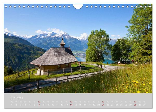 Produktbild: Gr&uuml;&szlig;e aus Zell am See (Wandkalender 2026 DIN A4 quer), CALVENDO Monatskalender