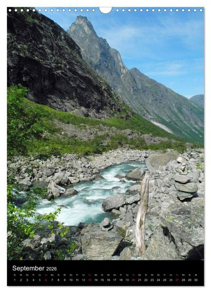Produktbild: Paradiesisches Norwegen (Wandkalender 2026 DIN A3 hoch), CALVENDO Monatskalender