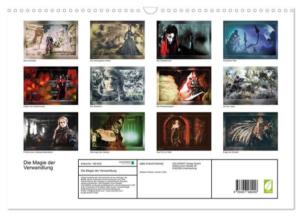 Produktbild: Die Magie der Verwandlung (Wandkalender 2026 DIN A3 quer), CALVENDO Monatskalender