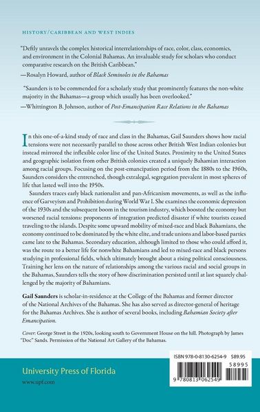 Produktbild: Race and Class in the Colonial Bahamas, 1880-1960