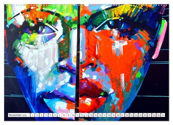Produktbild: Faces of Cuba - Gesichter Kubas (hochwertiger Premium Wandkalender 2026 DIN A2 quer), Kunstdruck in Hochglanz