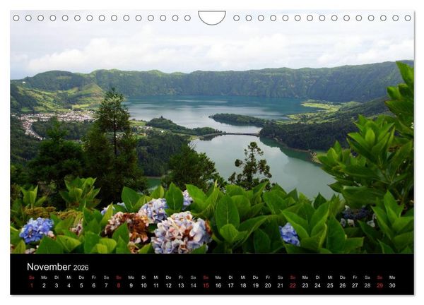 Produktbild: Azoren - bezaubernde Inselwelt. Eindr&uuml;cke auf Sao Miguel (Wandkalender 2026 DIN A4 quer), CALVENDO Monatskalender