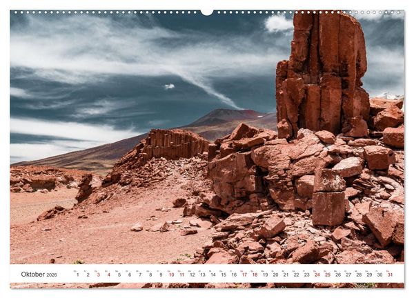 Produktbild: Chile - Die stille Kraft der Atacama (hochwertiger Premium Wandkalender 2026 DIN A2 quer), Kunstdruck in Hochglanz