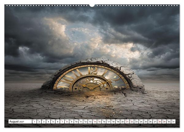 Produktbild: Zeitlandschaften (Wandkalender 2027 DIN A2 quer), CALVENDO Monatskalender