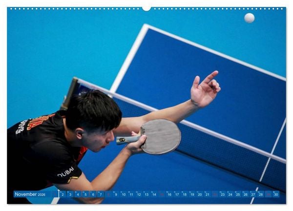 Produktbild: Tischtennis - Der am schnellsten gespielte Sport der Welt (Wandkalender 2026 DIN A2 quer), CALVENDO Monatskalender
