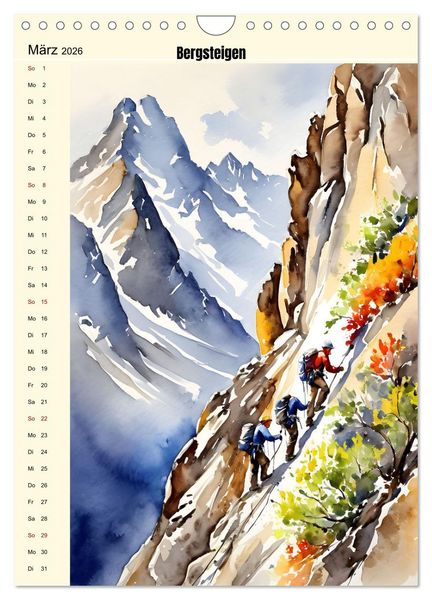 Produktbild: Attraktiver Outdoorsport (Wandkalender 2026 DIN A4 hoch), CALVENDO Monatskalender
